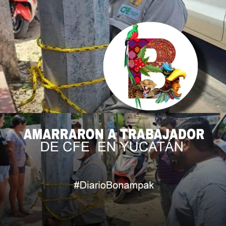 Amarran a trabajador de CFE en Yucatán por constantes apagones ...